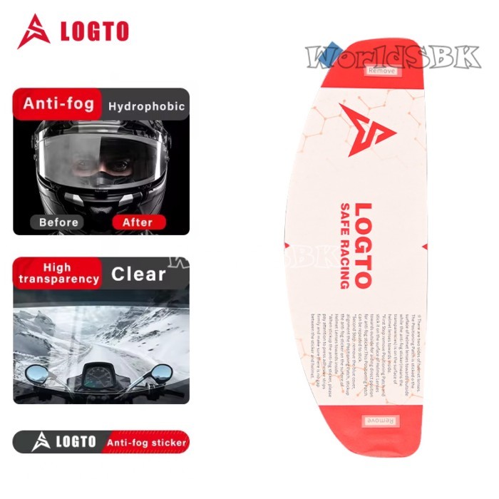 Universal Visor Film Anti Fog Motorcycle Helmet for AGV SHOEI HJC SHARK KYT LS2 Arai  Moto Helmet A