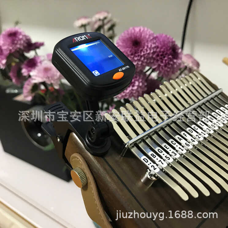 AROMA AT-2017K Kalimba Tuner Kalimba Tuner Thumb Piano Finger อุปกรณ์จูนเนอร์