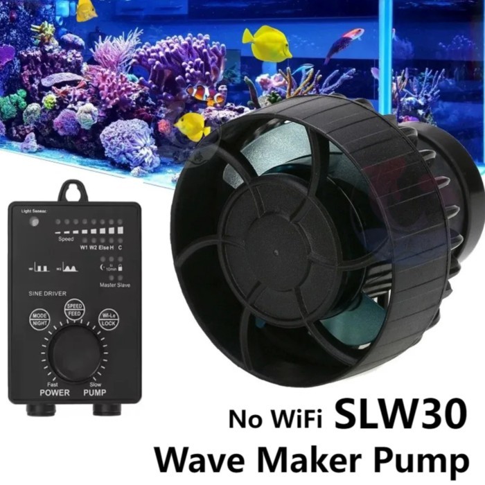 Jebao SLW30 Large Flow Silent Wave Maker Pump Marine Aquarium Flow Surf Pump Fish Tank Aquariums Wa