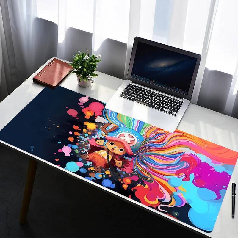 แผ่นรองเมาส์คอมพิวเตอร์ Gamer PC อุปกรณ์เสริม Mousepad One Piece Tony Tony Chopper ยางลื่นโต๊ะแล็ปท็อป Gamer คีย์บอร์ด Pad