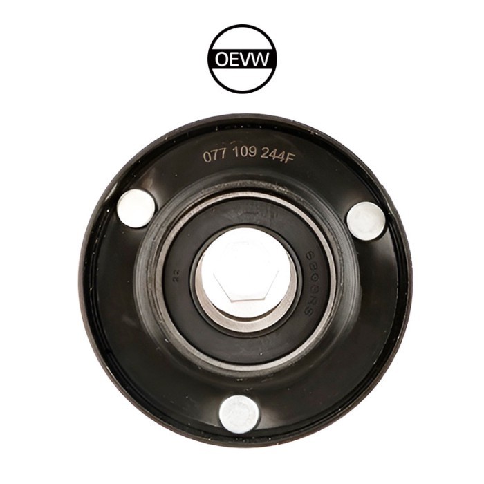 077109244F Accessory Tensioning Wheel For VW Phaeton 3D6 2009-2011 3D7 3D8 3D9 4.2L Audi A8L 4E8 20