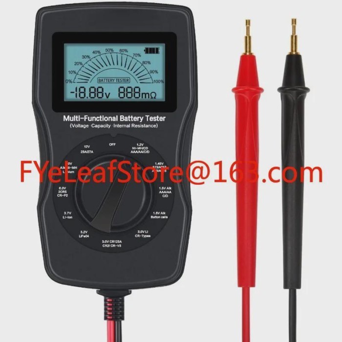 B3 Professional Battery Capacity Tester Lithium Battery Voltage Resistance Testers  Battery Checker