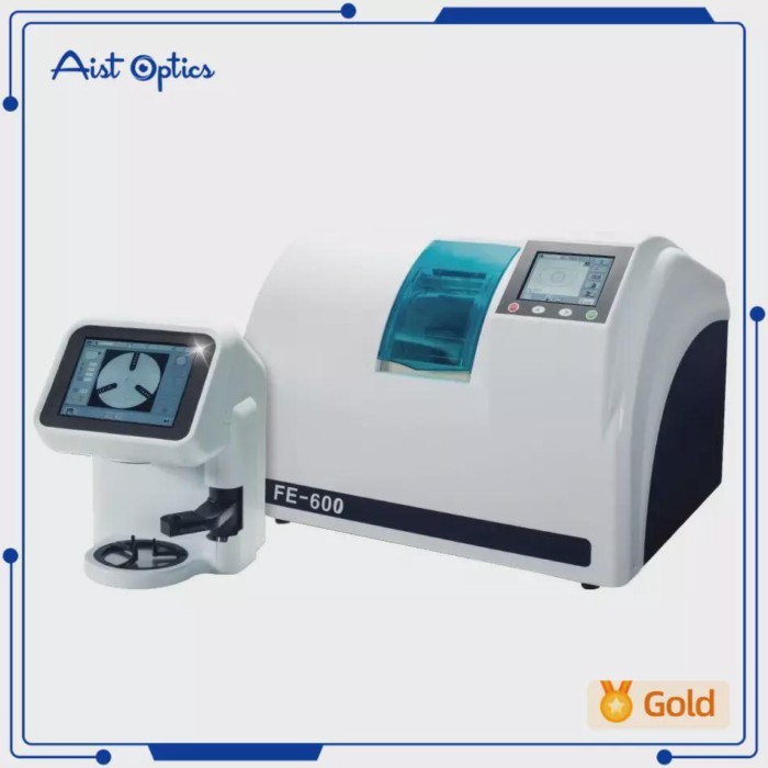 FE-600+FC-600 China Top Quality Optical Glasses Equipment Patternless  Auto Lens Edger Machine with