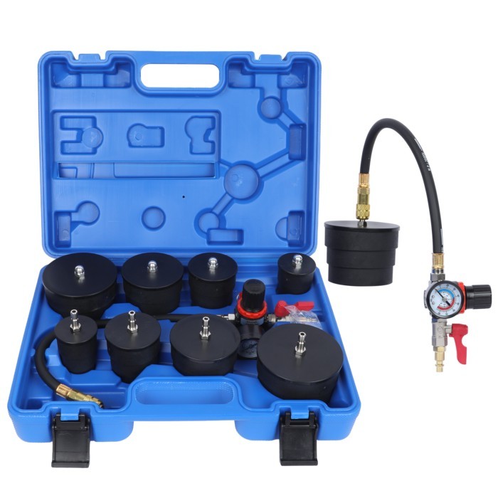AUTOOL18PCS Turbo System Leakage Tester Tool Automotive Vehicle Service Garage Workshop 35mm -90mm