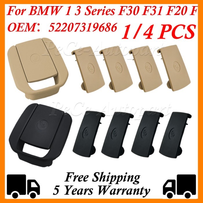 Rear Child Seat Anchor Safety ISOFIX Cover 52207319686 For BMW 1 2 3 X1 Series F20 F21 F22 F30 F31