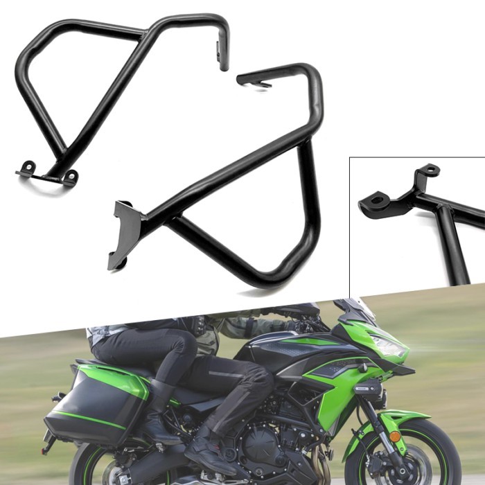 Fit For Kawasaki Versys 650 2022 2023 2024 Versys650 Motorcycle Crash Bar Engine Guard Fall Protect