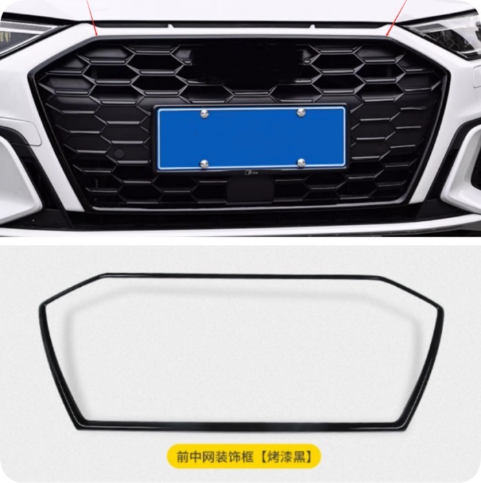 For Audi A3 8Y S3 2021-2024 Grille Trim Frame Exterior Tuning Accessories Automobiles Parts Air Int