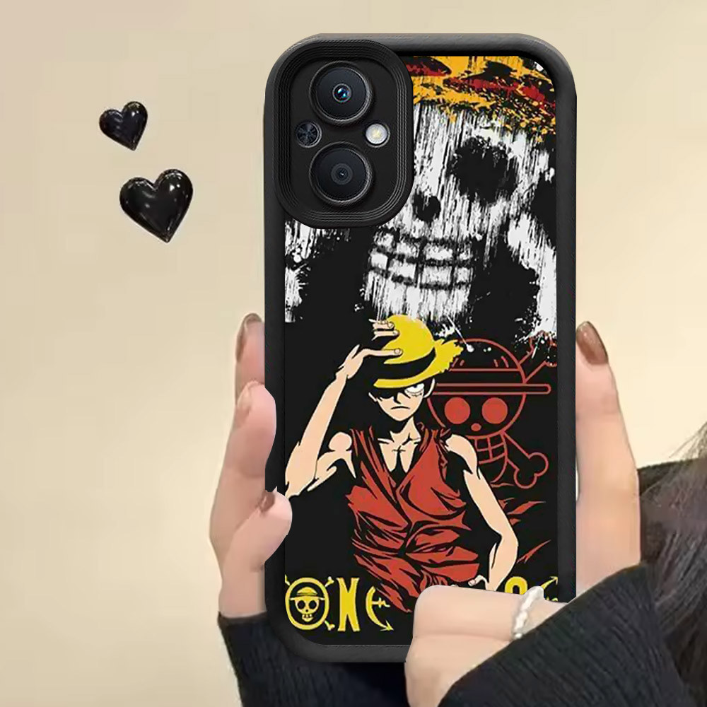 R12 One Piece Luffy เคสซิลิโคนสําหรับ OPPO Reno 8Z 7Z 8 7 Lite 5G