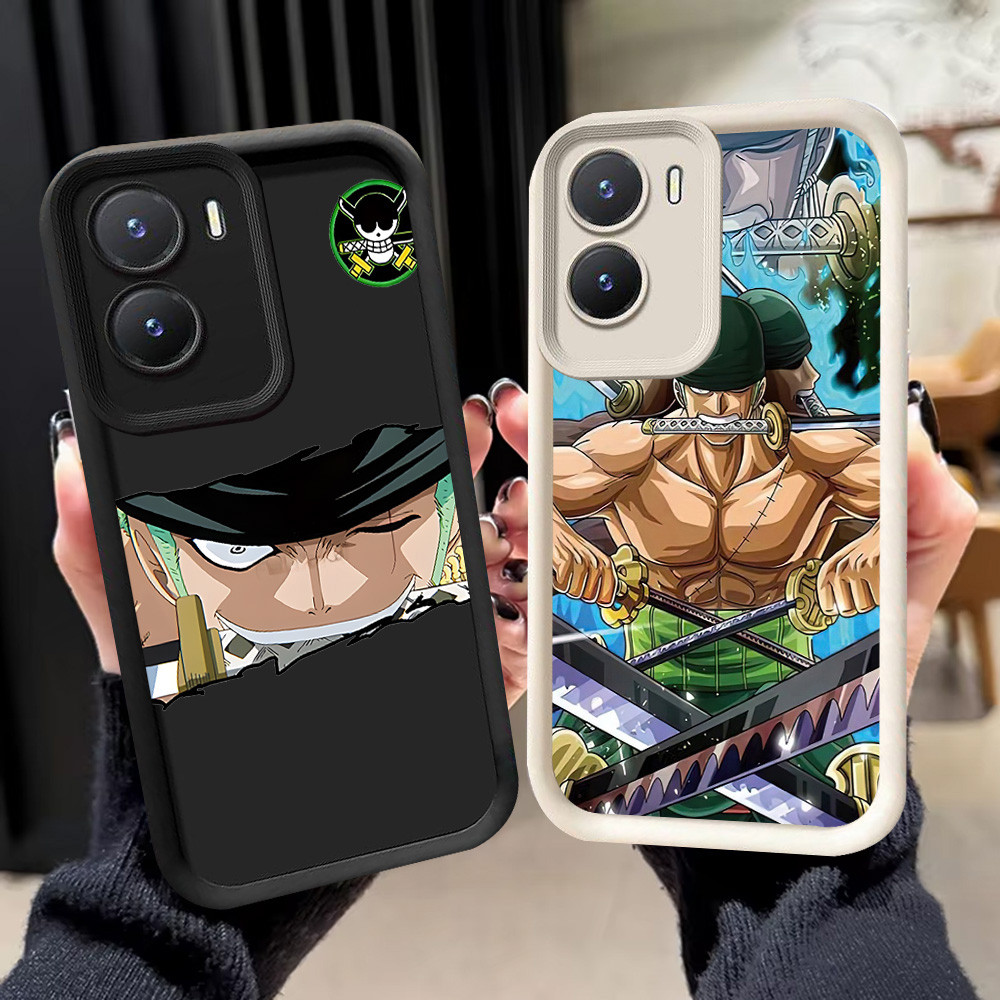 N-67 One Piece Zoro Soft Casing สําหรับ VIVO Y55 V17 V19 Neo Y75 T1 5G