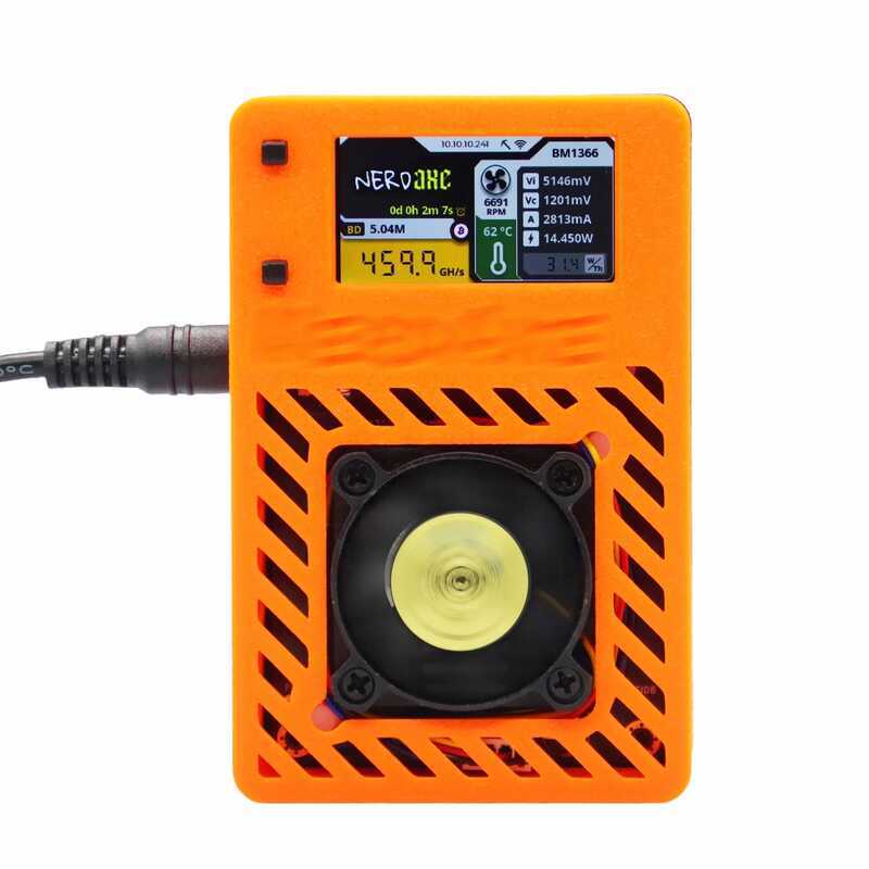 Ultra 500gh/s 12W –BM1366 Bitaxe Open Souce Bitcoin Miner พร้อมแหล่งจ่ายไฟ