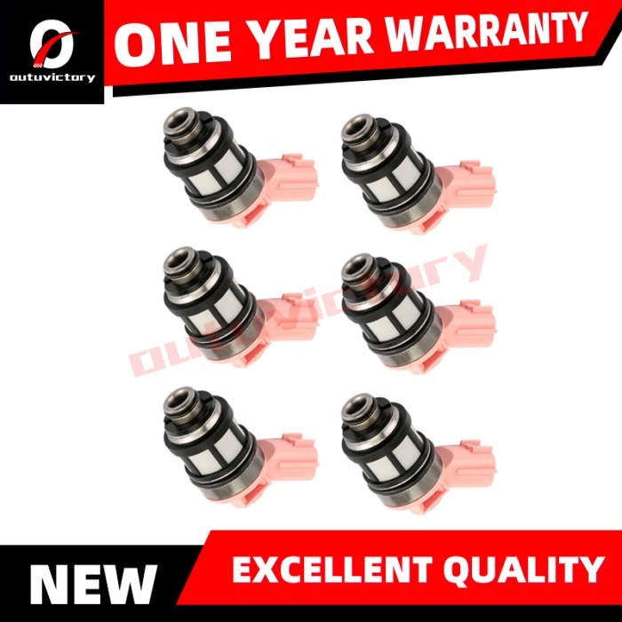 6pcs Fuel Injectors for Nissan 3.0L 3.3L VG30E VG33E Engines 16600-9S200 16600-9S205 16600-1B000 29