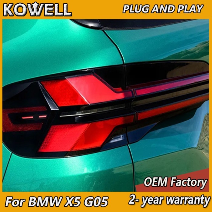 Car Styling for BMW G05 X5 Taillights 2018-2022 BMW X5 G05 Tail Light DRL+Brake+Turn Signal+Reversi