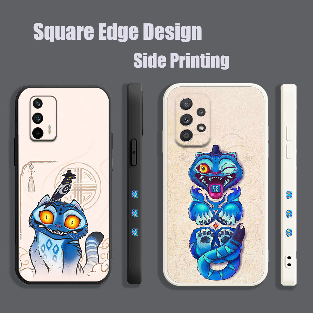 ปลอกสําหรับ OPPO A71 F9 Pro Reno6 Z Reno5 A94 A8 A31 2020 A1K A7X Derpy Tiger Kpop Demon Hunters SZA