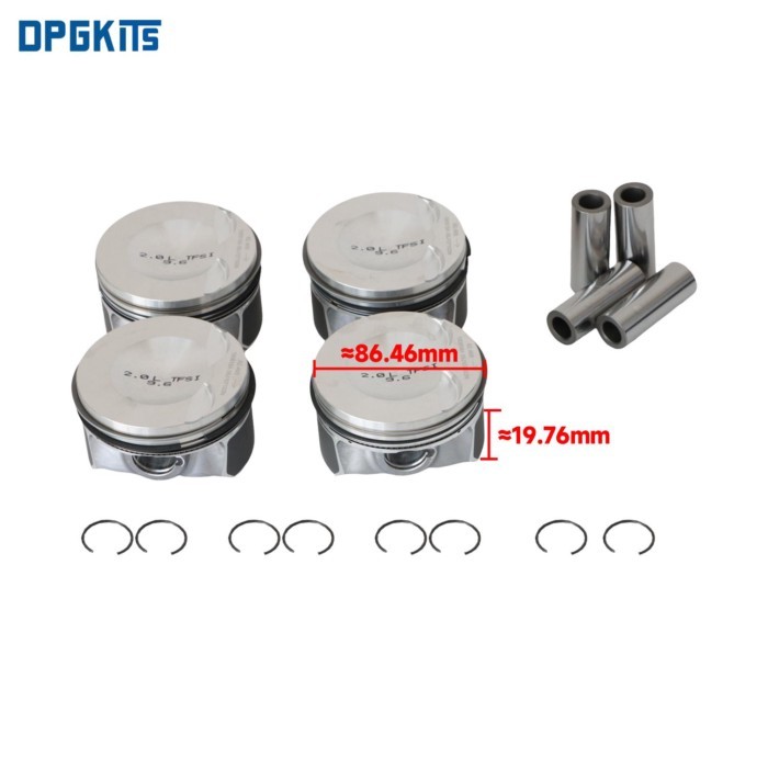EA888 Engine Piston & Ring STD Gen2 06H107065AM For Audi A3 A4 A5 TT Q5 VW EOS Golf Jetta Passat Sk
