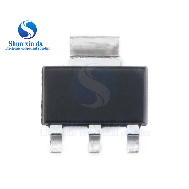 20PCS LD1117S33 LD1117S50 LD33 LD1117 LD12 LD18 LD50 ADJ SOT223 SMD ปรับ 3.3V 5V Fixed Low Drop Posi