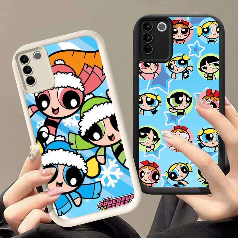 HW-34 Powerpuff Girls ปลอกซิลิโคนกันกระแทกสําหรับ VIVO V29 Y200e V27 V29E Y100 V27E Pro