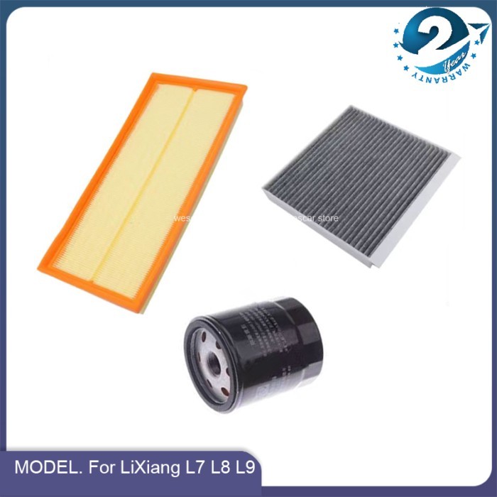 3PCS/SET Filter for Li 7 8 9  6 LiXiang L7 L8 L9 L6 1.5T Engine Air Filter&Oil Filter&Cabin Filter