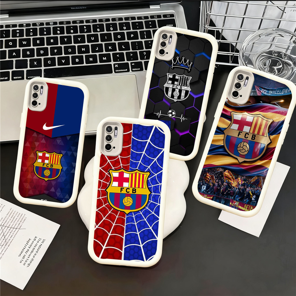 RN10 FC Barcelona Casing สําหรับ Xiaomi Redmi POCO Note 11A 10C 12 9 C55 13 12C 8 14 9S M2 Pro Max 5