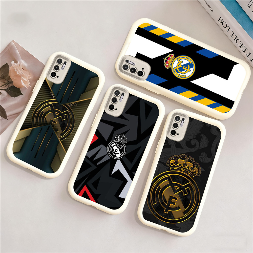RN3 Badetuch Real Madrid Casing สําหรับ Xiaomi Redmi POCO Note 11A 10C 12 9 C55 13 12C 8 14 9S M2 Pr