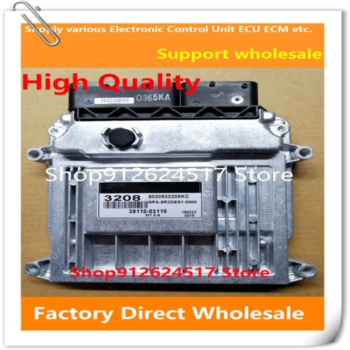 39110-03110 3208 M7.9.8 ECU 39111-26BB0 K20 Engine Computer Board 39110-02TG0 0437 Compatible For H