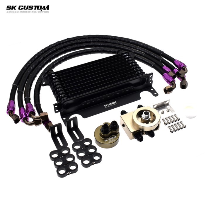 SK CUSTOM Engine Oil Cooler for Honda Civic FC1 FC7 FK7 FE1 FL1 1.5T FB2 FA1 1.8L R18 L15 P10 Oil R