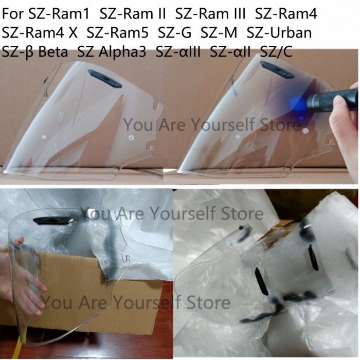 Photochromic Visor for Arai SZ-Ram1 Ram2 II Ram3 III Ram4 Ram4X Ram5 SZ-G/M/Urban SZ-β Beta SZ Alph