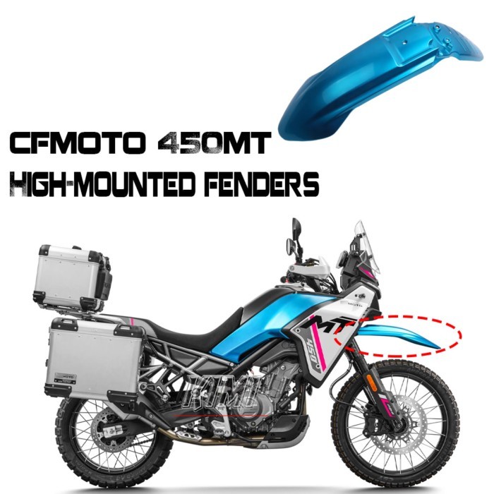 Motorcycle Parts Front High Fender For CFMOTO 450MT CF450MT CF400-8 CF4408A CF MOTO MT450 400-8 400