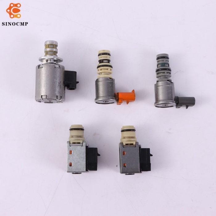 5Pcs Transmission Solenoid Kit 4L60E Cars Transmission Accessories For Escalade Astro Express 1500