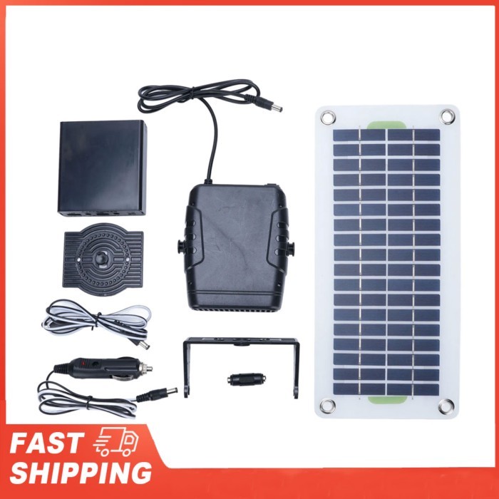 30W Solar Panel Heater Monocrystalline Silicon Solar Panel Portable Space Heater for Outdoor Solar