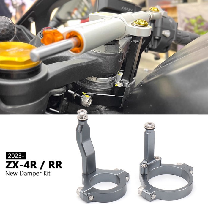 New Motorcycle Steering Damper Bracket Stabilizer Support For Kawasaki ZX4R ZX 4R ZX-4R ZX4RR ZX 4R
