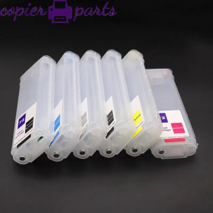 Refillable Ink Cartridge HP72 for HP Designjet T610 T620 T770 T790 T1100 T1120 T1200 T1300 T2300 Pr