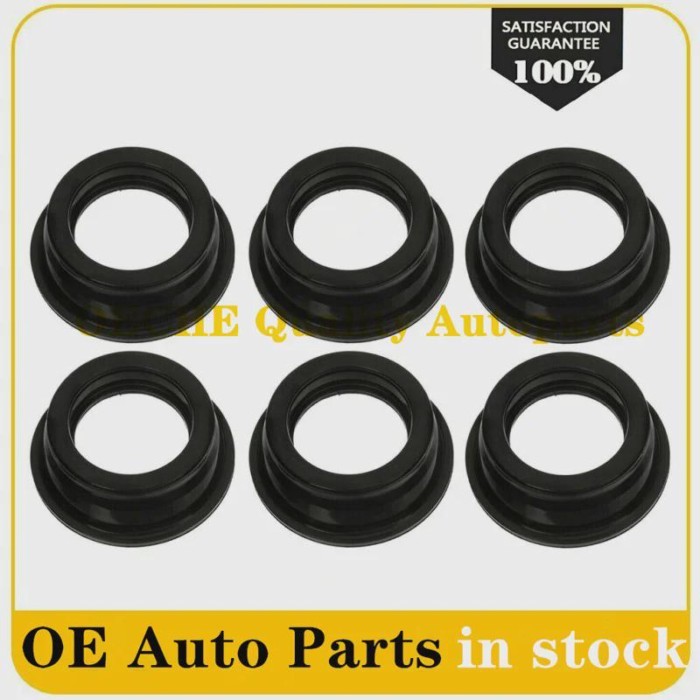 New MD198128 MD162076 SMD198128 10966-AA000 Engine Parts SparK Plug Oil Seal Gasket 6G72 6G74 V31 V