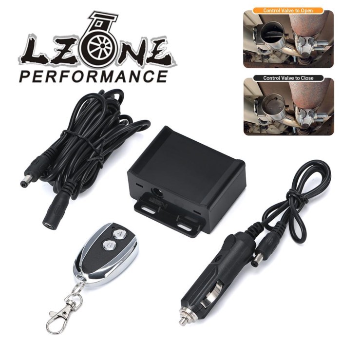 Universal 12V Electronic Remote Control Switch Control Box For Electric Exhaust Cut Out Kit Car Mod