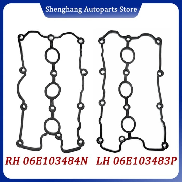 06E103484N 06E103483P Right Left Engine Valve Cover Gasket 06E 103 484 P 06E 103 483 Q For Audi A4