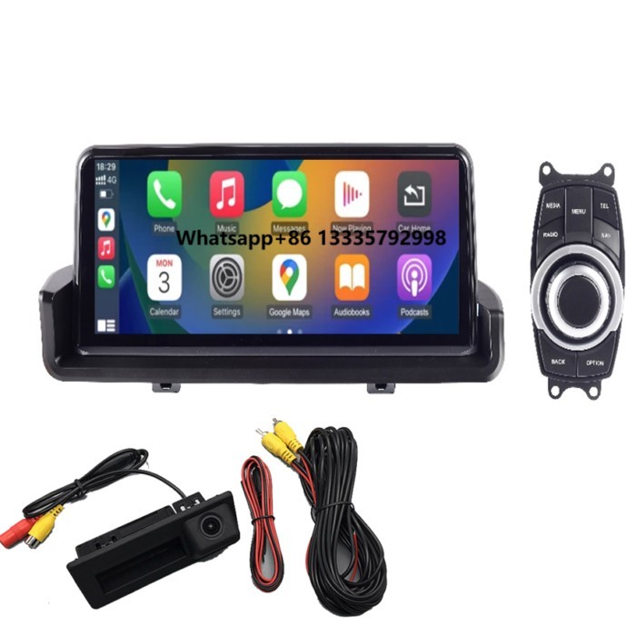 10.25 Wireless Carplay Linux Screen for  E90 E91 E92 E93 CCC CIC Android Auto Multimedia Display