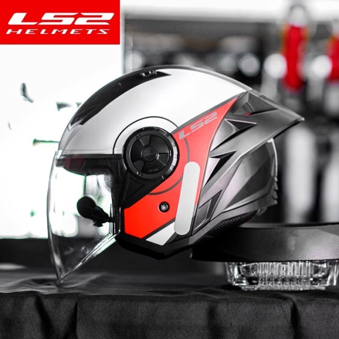 Bluetooth LS2 AIRFLOW II OF616 Motorcycle Helmet  ECE 2206 Capacete LS2 Adult Electric Scooter Casc