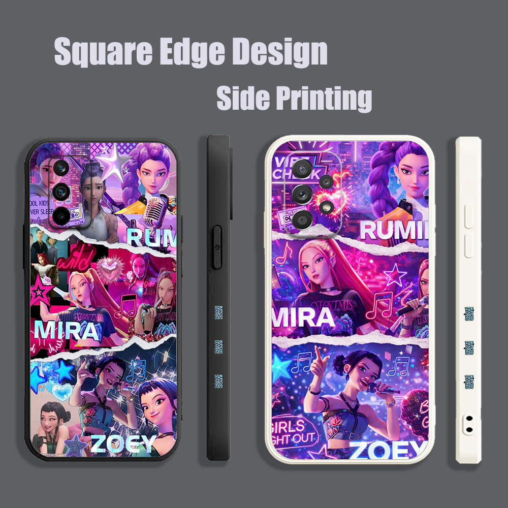 สําหรับOPPO A71 F9 Pro Reno6 Z Reno5 A94 A8 A31 2020 A1K A7X Kpop Demon Hunters Rumi Zoey Mira Aesth