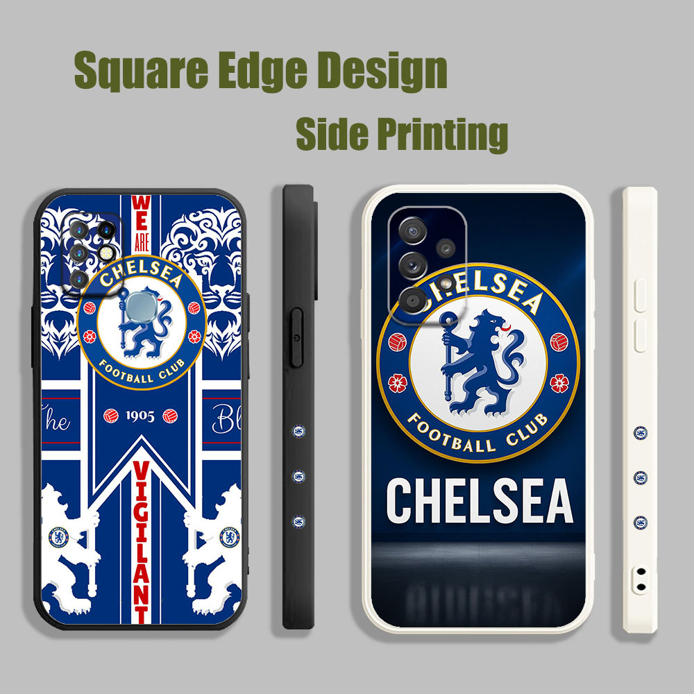 ปลอกสําหรับ Vivo Y91/Y93/Y91i/Y95 Y91C Y15A Y15S Y53 V11i Z3i S1 V21e Y76 เชลซีโลโก้ฟุตบอล LCB20 เคส