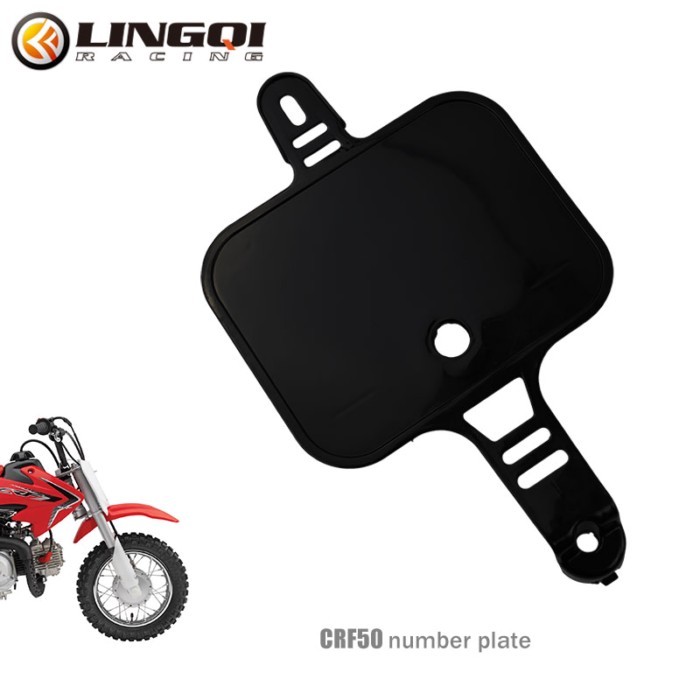 LING QI Motorcycle Fairing Kit CRF50 Number Plate PP Plastic License Plates For CRF 50  Motorbike P