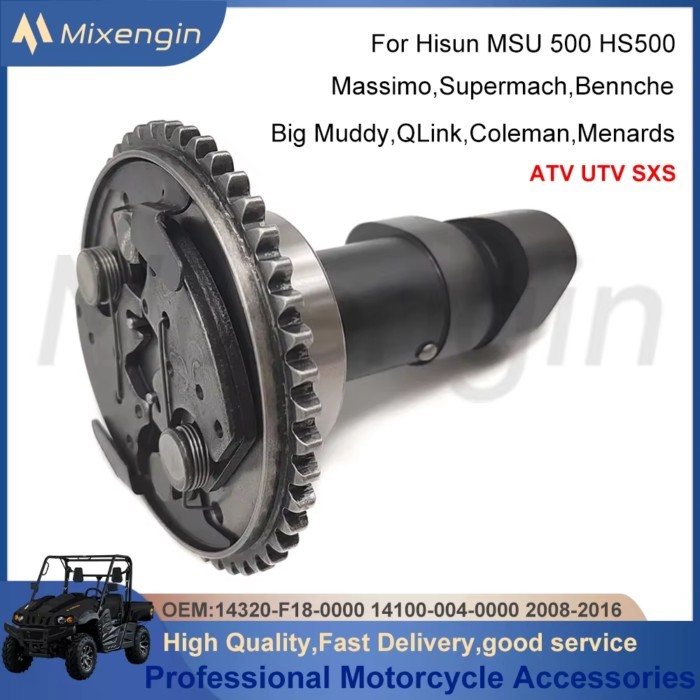 Hot sales Camshaft For Hisun ATV UTV ERP HS500 MSU 500 Massimo Supermach Bennche QLink 14100-004-00