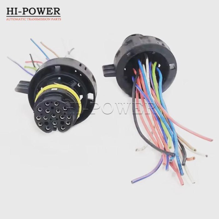 8HP45 8HP-45  ZF8HP45 Gearbox Connector with Wires Automatic Transmission Clutch Harness Connector