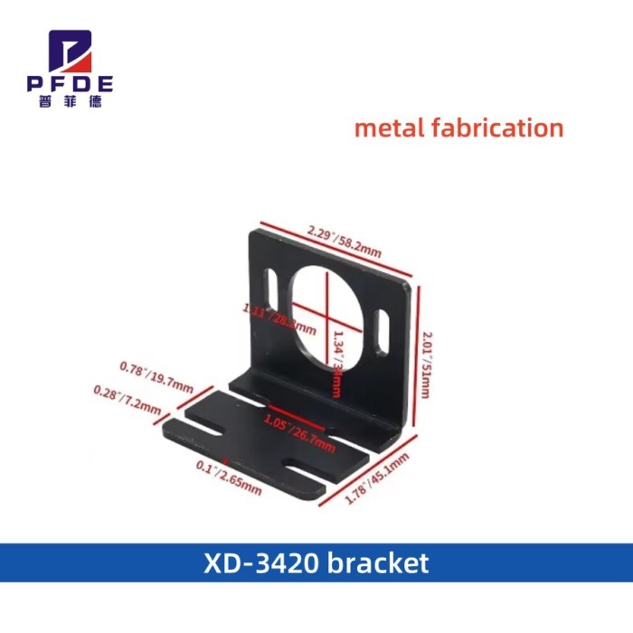 XD-3420  XD-3440 bracket metal fabrication  DIY installation accessories bracket