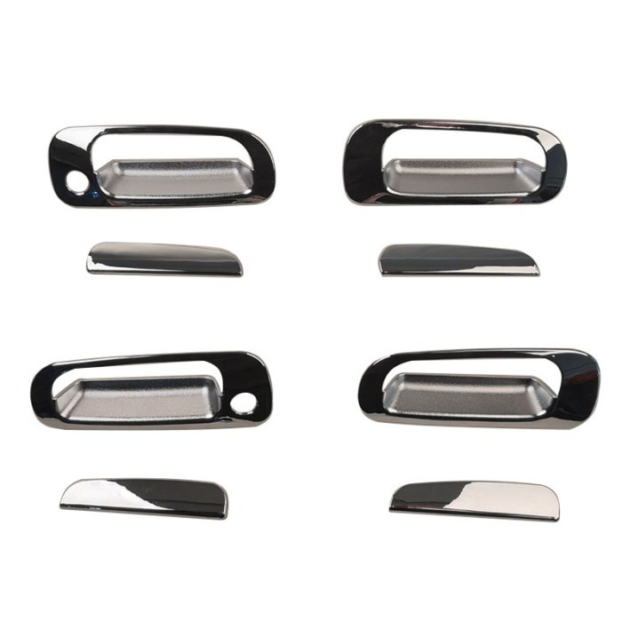 Car exterior door electroplated door handle decorative sticker for Toyota MARK GX90 JZX90 LX90 1992