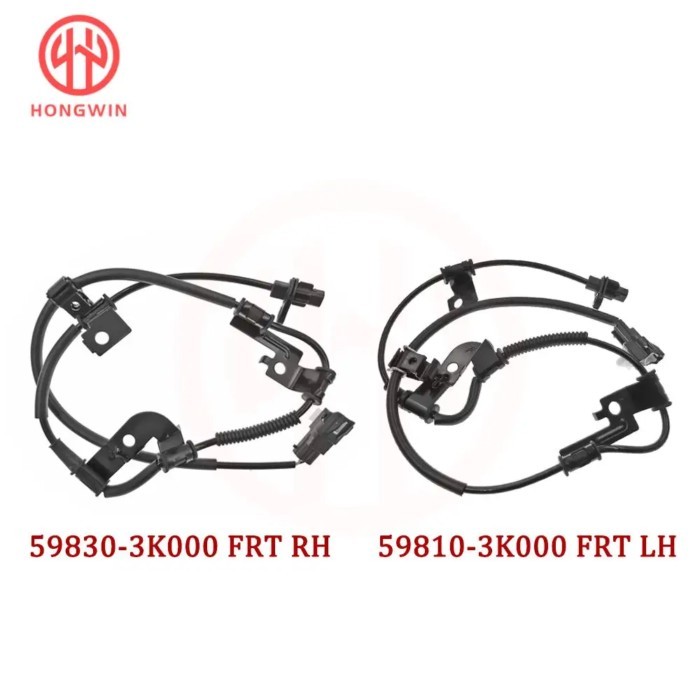 ABS Wheel Speed Sensor Front Left & Right Fit For Hyundai Sonata 2005-2009 Azera 3.3L 3.8L 2006-201