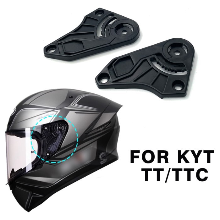 Motorcycle Helmet Visor Base Lock For KYT TT COURSE Viseira Capacete Mechanism Motorbike Helmet Ess