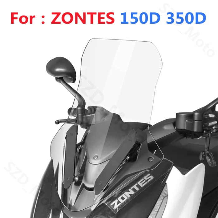 For Zontes 150D 350D 150 350 D ZT150D ZT150T-D ZT350D ZT350T-D3 Motorcycle Touring Windshield Winds