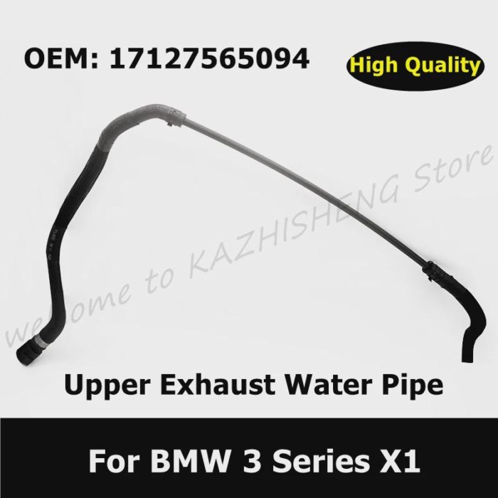 17127565094 Car Accessories 17127599452 Rubber Radiator Coolant Hose For BMW 3 Series X1 Upper Exha