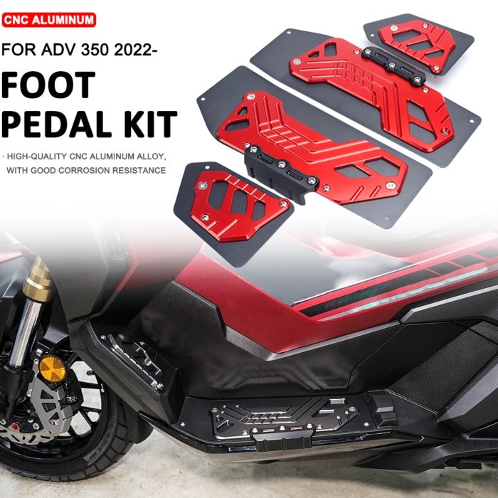 For Honda ADV350 ADV 350 ADV-350 adv350 Motorcycle Accessories Footrest Foot Pads Pedal Plate Pedal