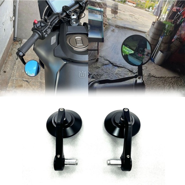 Motorcycle Modified CNC Rear View Mirror For Husqvarna Svartpilen 401 701 Supermoto Enduro Vitpilen