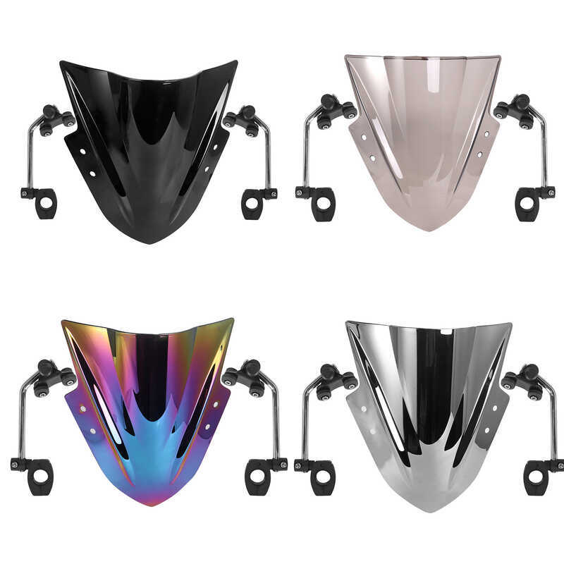 เหมาะสําหรับ 2013-2017 Kawasaki 3 R EX3 EX3R กระจก Deflector สีดํากระจกบังลม